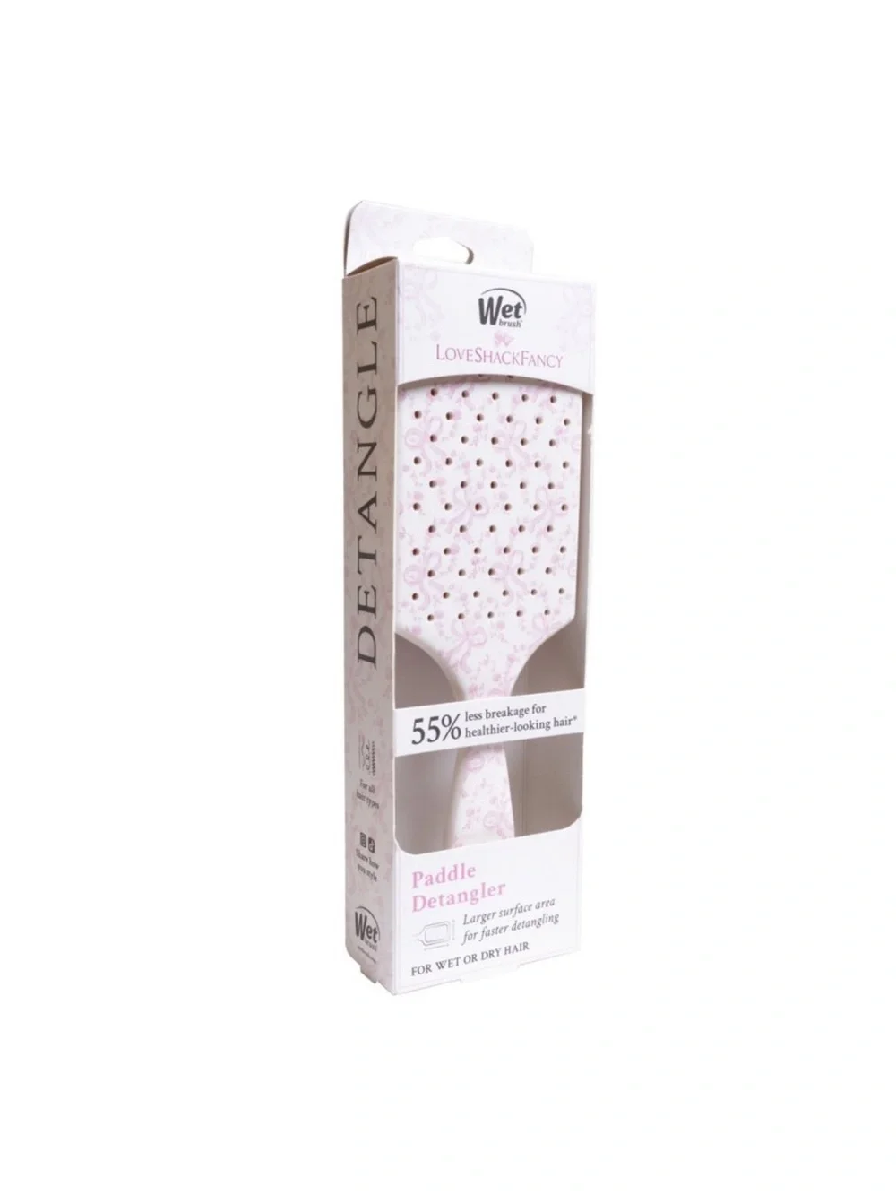 LoveShackFancy x target- wetbrush coquette bow Paddle Detangler brush